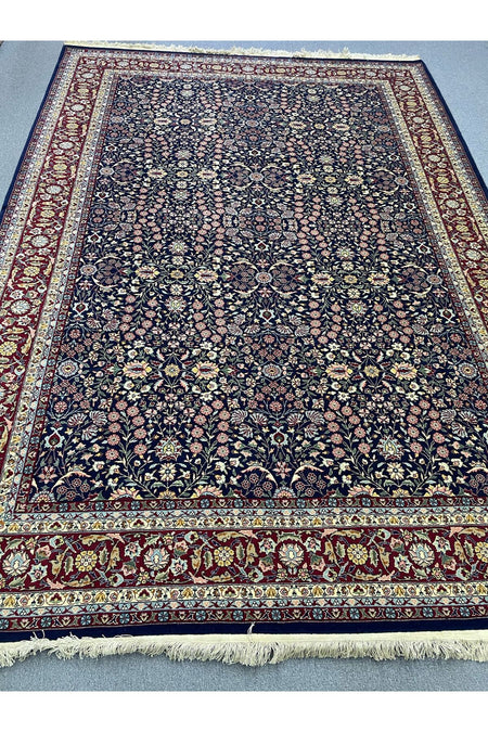 RD RAMAZAN DAG Hand Rug Art Hand-Woven Hereke Rug Signed Seven Mountains Flower Size 300x200 - MALLTURK