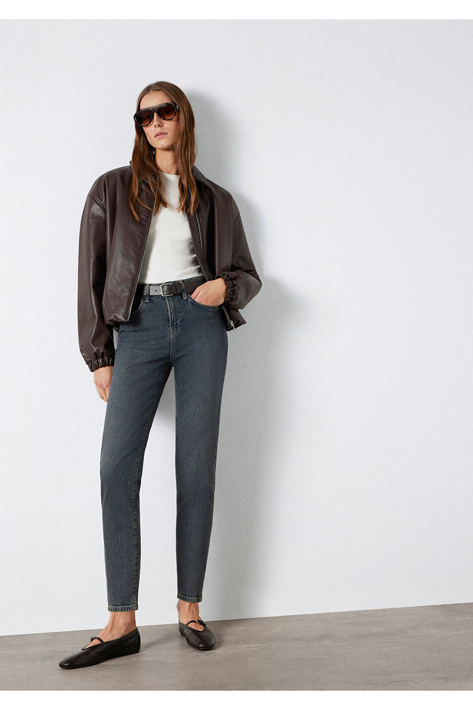 Cindy Premium Mavi Dark Jeans 100277-89936