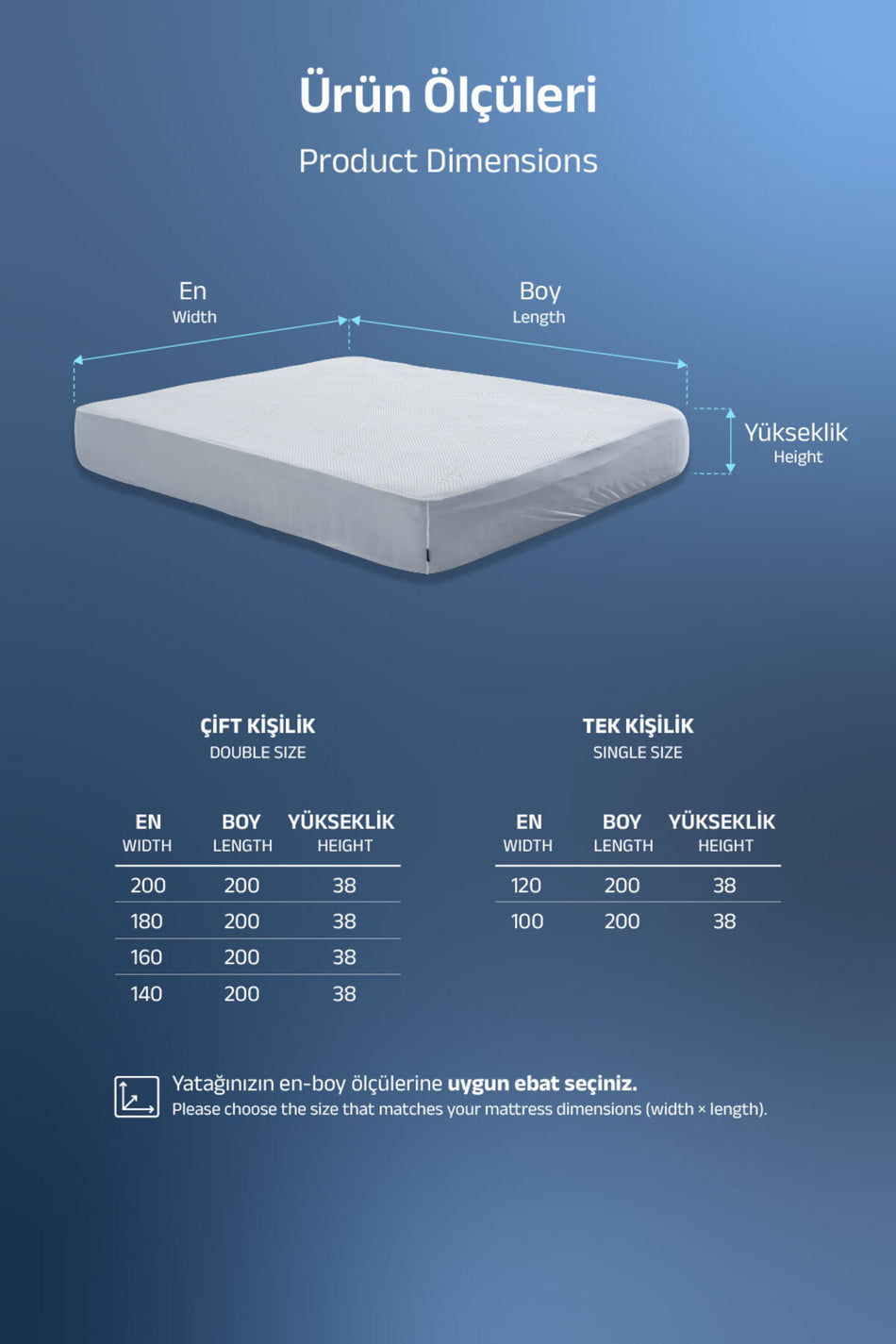 VISCOTEX Bamboo Premium Waterproof Bamboo Fitted Mattress Protector - MALLTURK