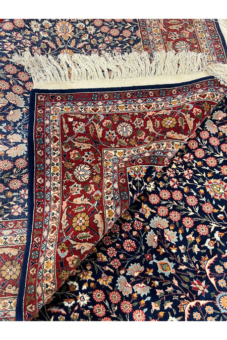 RD RAMAZAN DAG Hand Rug Art Hand-Woven Sumerbank Turkey Hereke Rug Signed Seven Mountains Flower Design Size 325x200 - MALLTURK