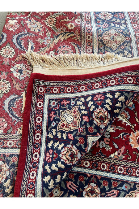 RD RAMAZAN DAG Hand Rug Art Hand-Woven Sumerbank Hereke Rug Signed Viyana Design Natural Dye Size 300x200 - MALLTURK