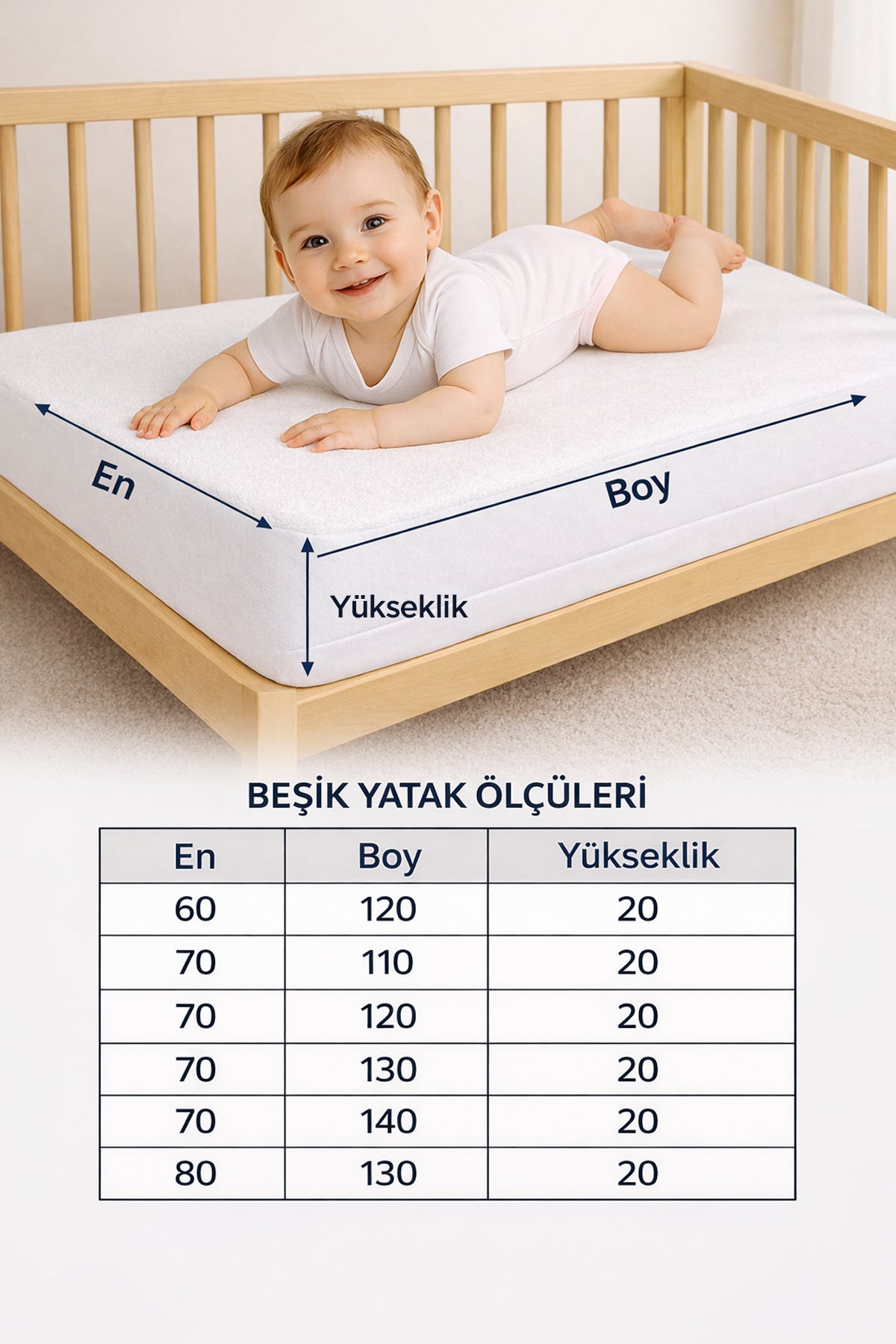 Dream Time Waterproof Cotton Baby & Kids Mattress Protector - MALLTURK