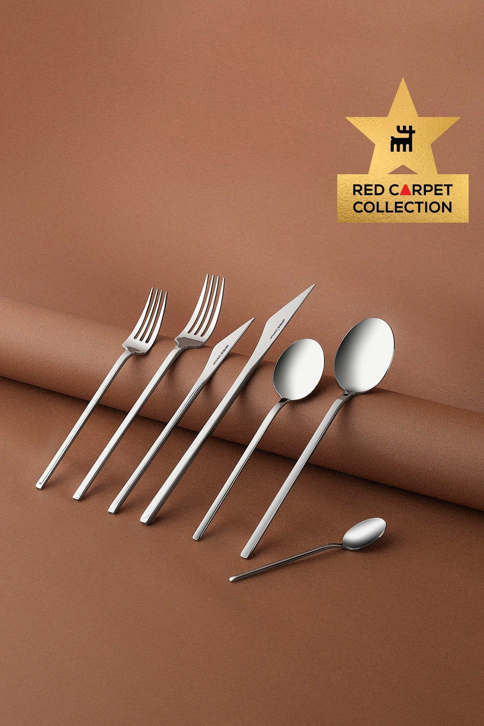 Karaca look 316 Steel 84 Piece 12 Place Setting premium Flatware Set Boxed - MALLTURK