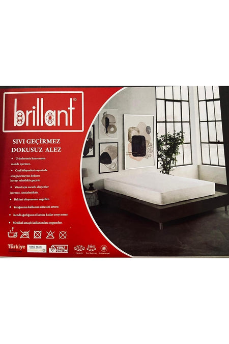 Brillant Home Waterproof Cotton Fitted Mattress Protector - MALLTURK