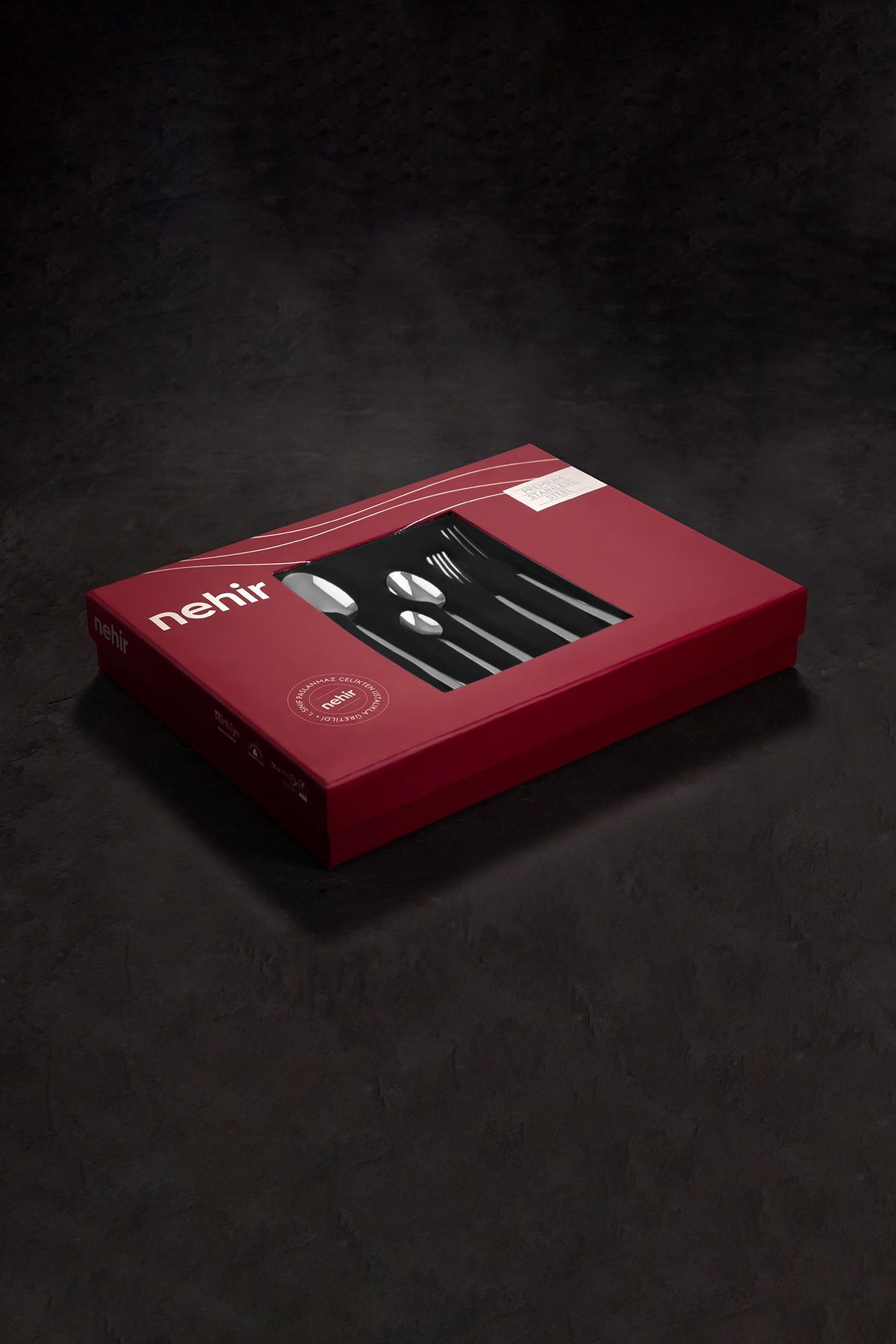 Nehir marbella Plain 12 Place Setting 84 Piece Flatware Set - MALLTURK