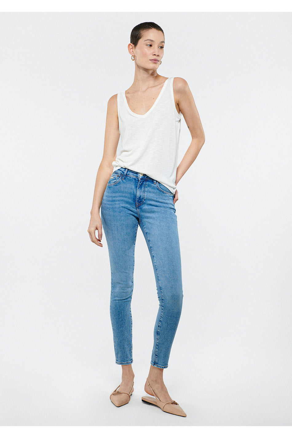 Mavi Tess Light Gold Premium Jeans 100328-83655 - MALLTURK