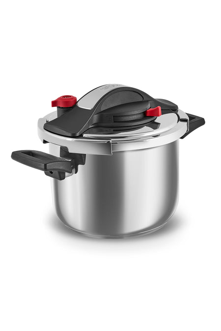 Karaca Vitola induction Base Pressure Cooker Stainless Steel Pot Set 4+6 Liters - MALLTURK