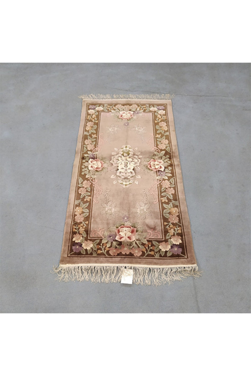 FT Halicilik Silk Blend Chinese Embossed Hand-Woven Rug