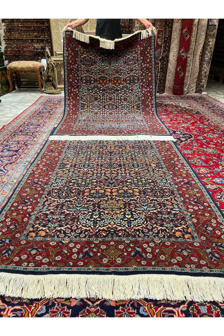 RD RAMAZAN DAG Hand Rug Art Hand-Woven Hereke Rug Signed Karpuzlu Design Iki Adet Mevcut 180x120 - MALLTURK