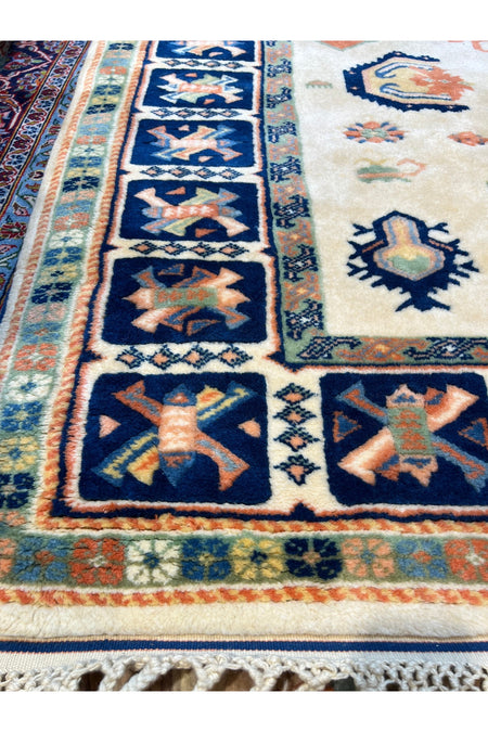 RD RAMAZAN DAG Hand Rug Art Hand-Woven Izmir Yoruk Rug Wool Weave KokBoya Size 280x208