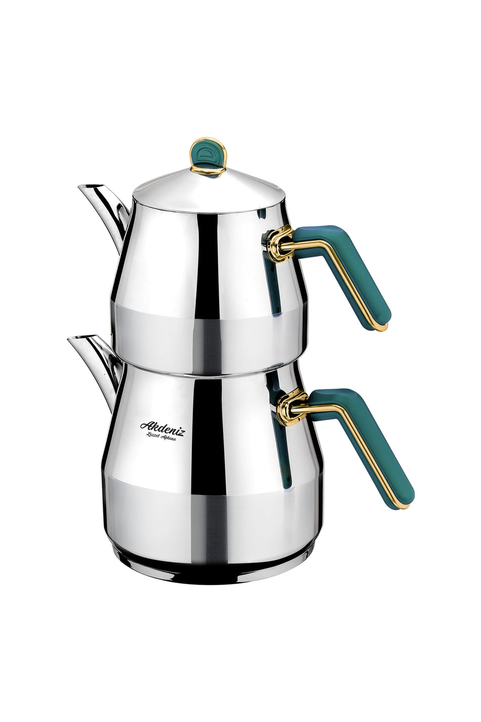 Akdeniz Diamond Elite Family Size Teapot Set 1.4lt.-2.75lt.
