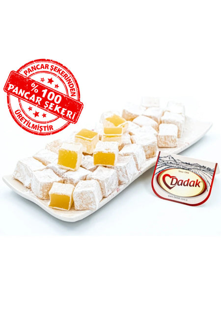 Dadak Turkish Delight and kuruyemis Plain Turkish Delight 500 g - MALLTURK