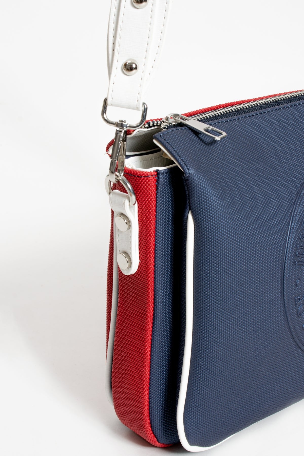 Just Polo Women's Shoulder & Messenger Bag, Polo Fabric, Color Navy Blue - MALLTURK