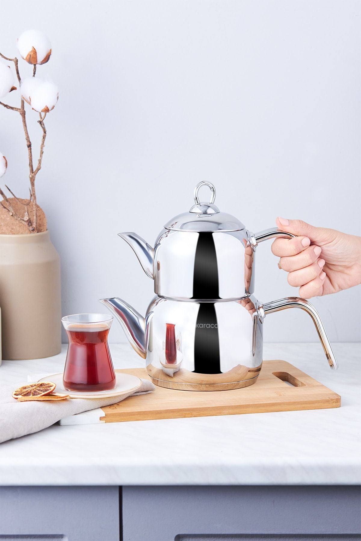 Karaca Urban induction Base Mini Teapot Set - MALLTURK