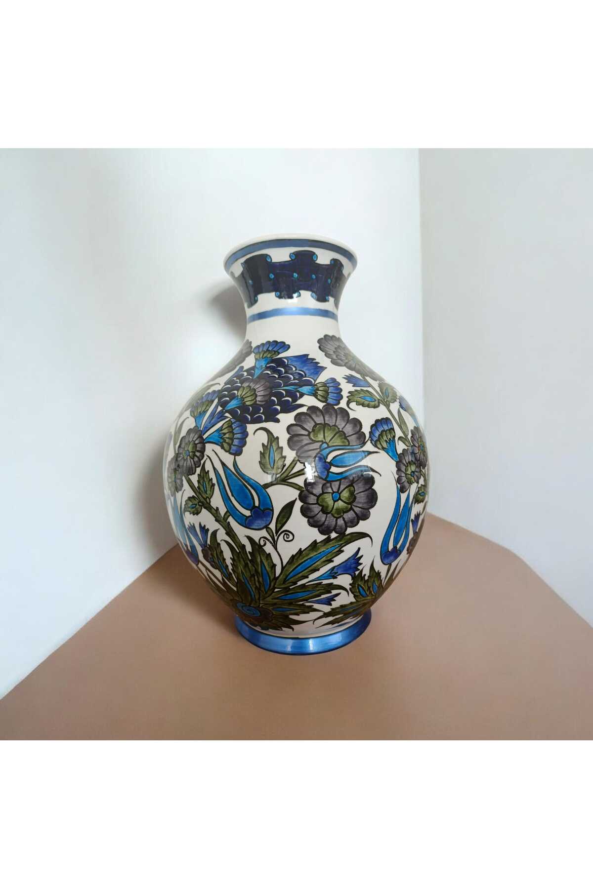 Sema ceramic handmade 30 cm ceramic vase - MALLTURK