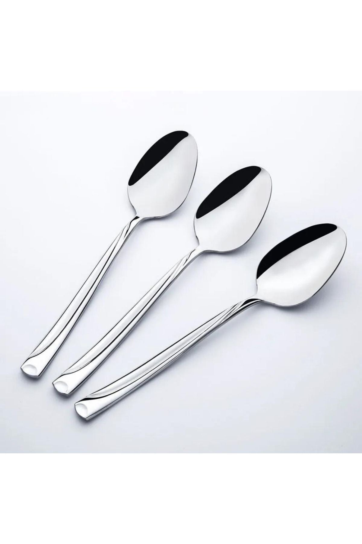 Nehir 12 Piece yemek Spoon Set - MALLTURK