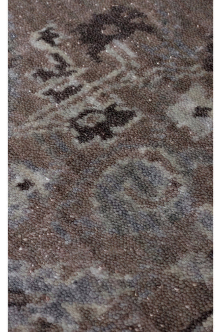 Eko Rug Eko Rug Taftan Tf 07 Smoke Grey Pakistan Overdyed Style Handcrafted with Special Looms Produced Rug - MALLTURK