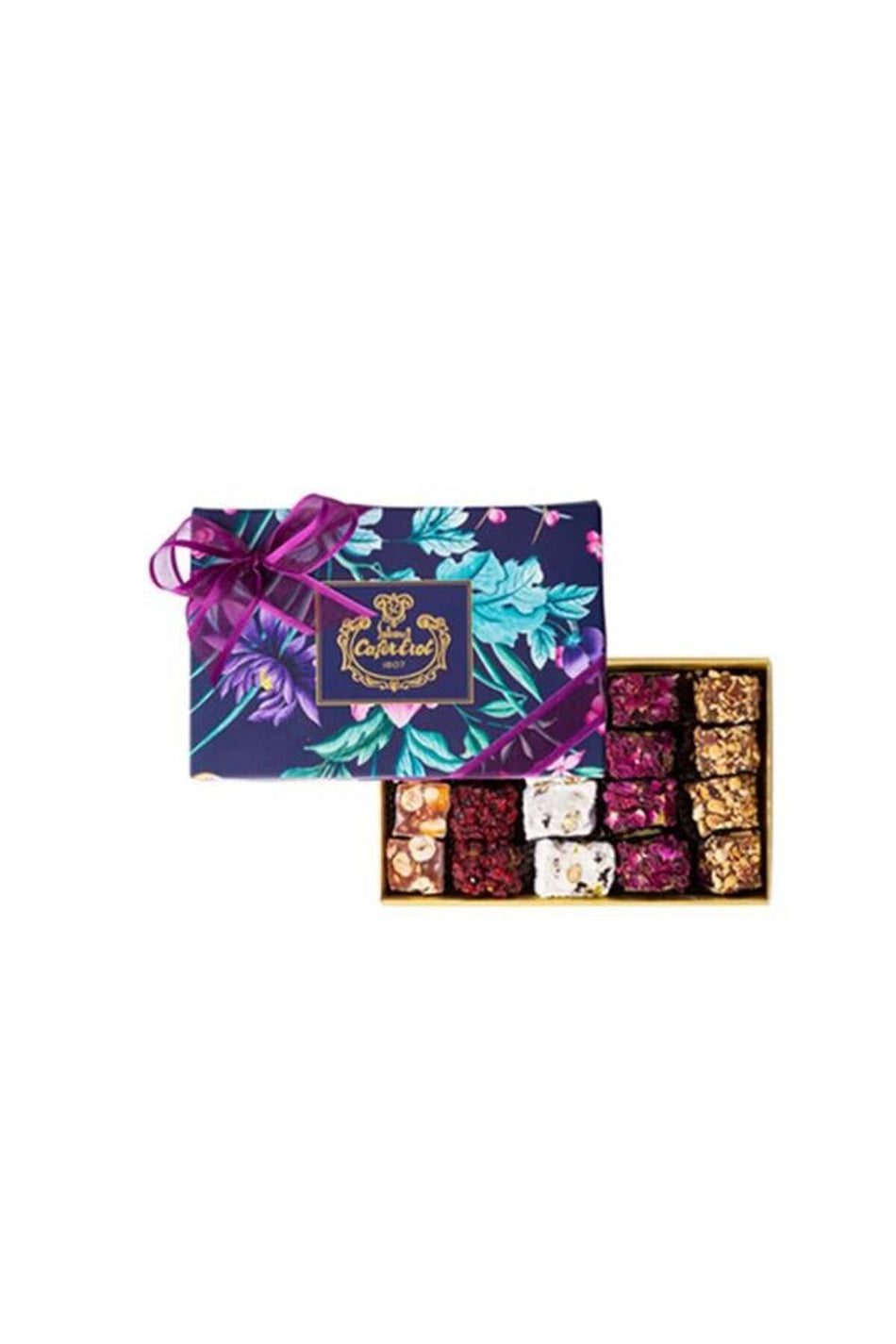 Sekerci cafer erol spesiyal Turkish Delight desenli karton kutu 450 g - MALLTURK