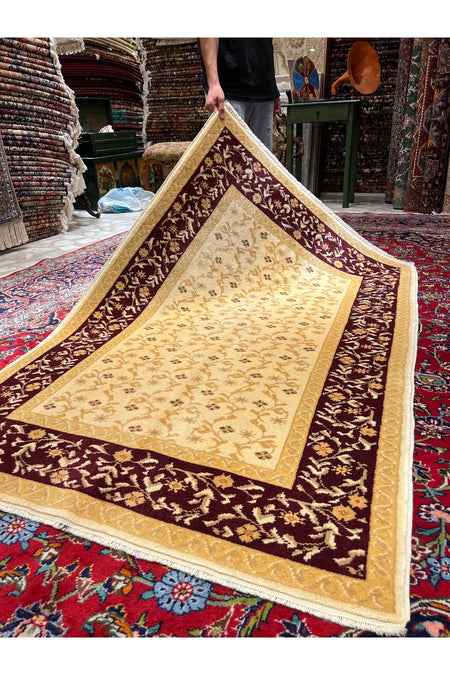 RD RAMAZAN DAG Hand Rug Art Hand-Woven Usak Rug Size 180x120 - MALLTURK