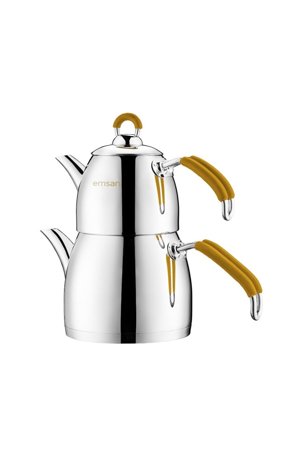 Emsan Mina Midi Teapot Set Yellow - MALLTURK
