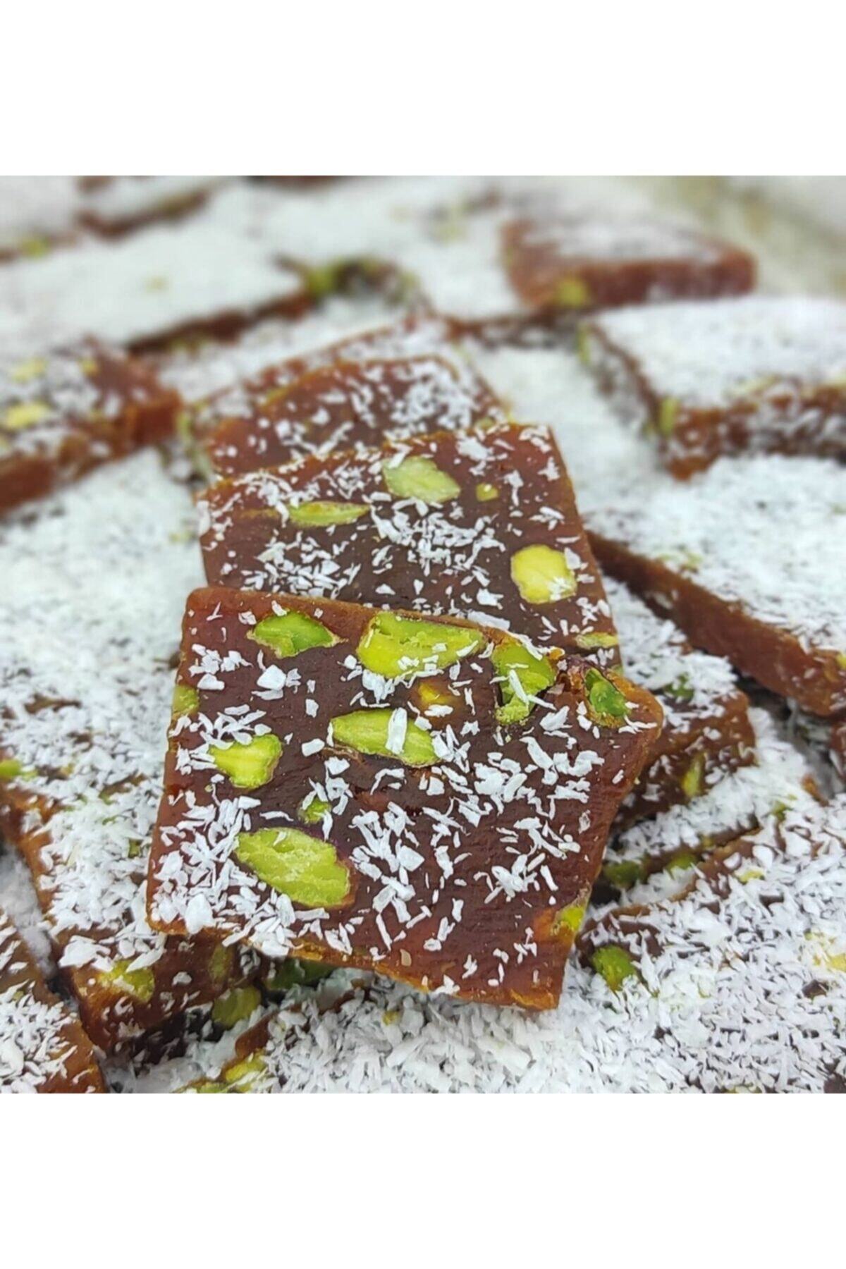 Okay Yayladagi Style Turkish Delight Pistachio Carrot Confection 500 g - MALLTURK