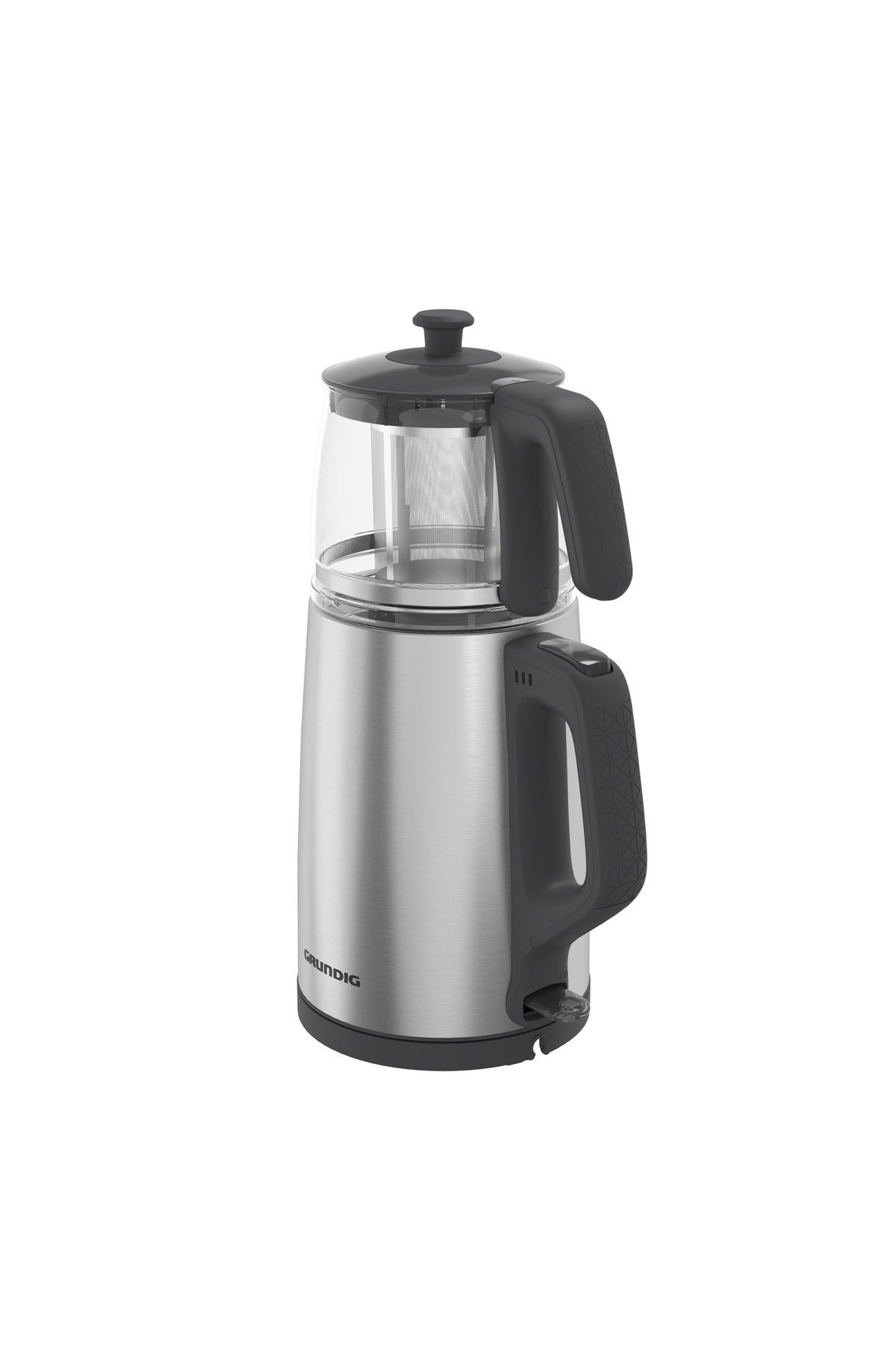 Grundig TM 2522 iC inox Tea Maker with Glass and Steel Strainer - MALLTURK