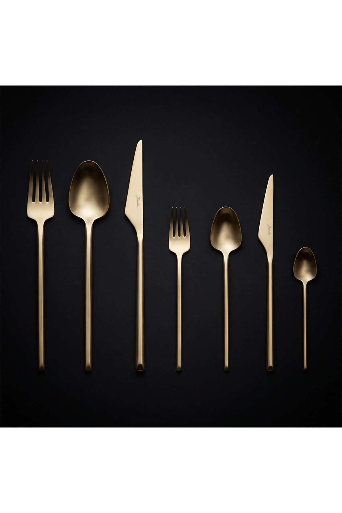 Jumbo 5500 84 Piece 12 Place Setting Flatware Set mat sampanya - MALLTURK