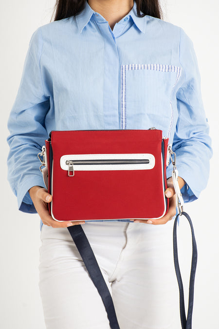 Just Polo Women's Shoulder & Messenger Bag Color Navy Blue - MALLTURK