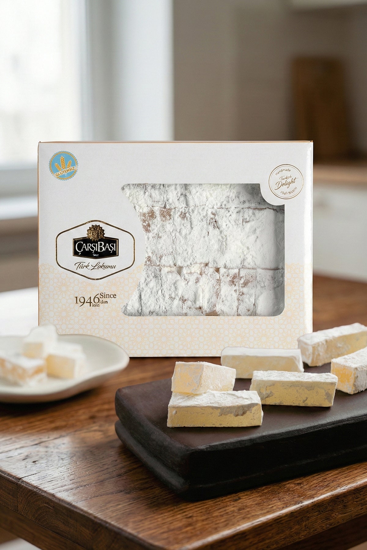 carsibasi Gluten Free Mastic Flavored mezekeli Turkish Delight 900 g - MALLTURK