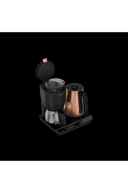 Arcelik Gurme CFM 9147 B Automatic Tea and Filter Coffee Machine - MALLTURK