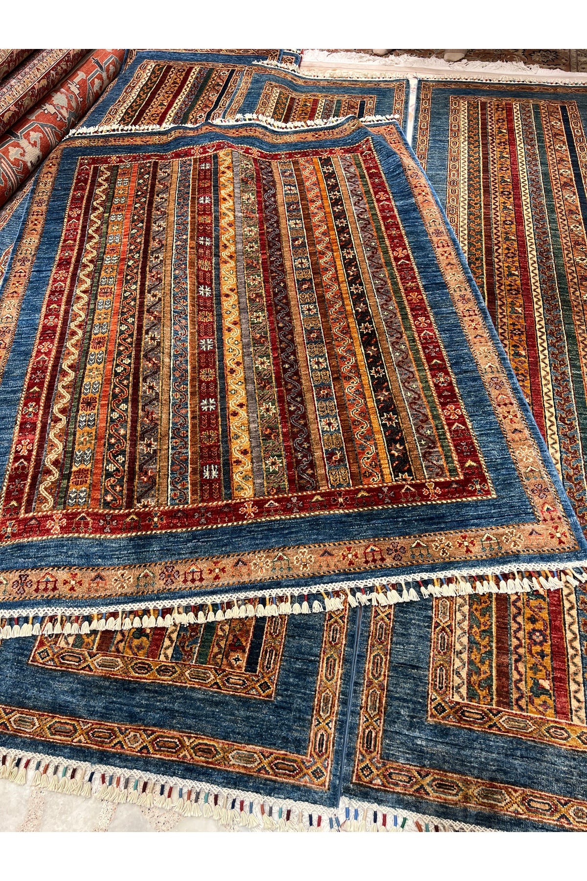 RD RAMAZAN DAG Hand Rug Art Hand-Woven Afghan Sirvan Sal Pattern Design 204x1.51