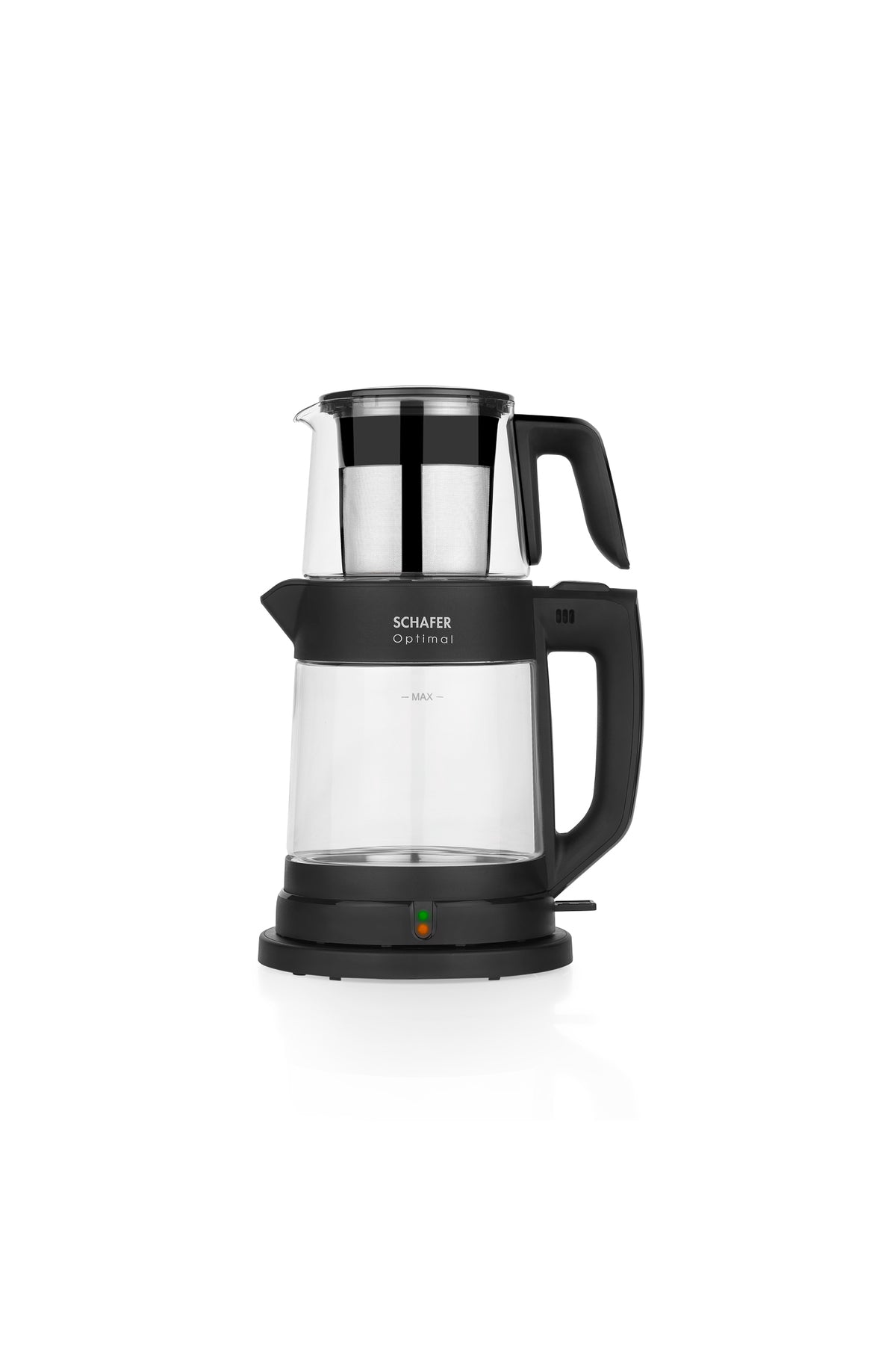 Schafer Optimal Electric Glass Tea Maker - Black - MALLTURK