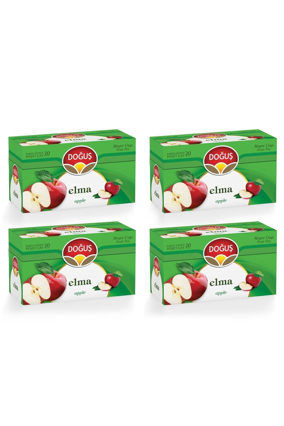 شاي التفاح دوغوش، 20 كيس شاي × 4 عبوات
