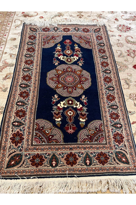 RD RAMAZAN DAG Hand Rug Art Hand-Woven Kayseri hacilar Weave Premium Quality Cotton Base Wool Weave Natural Dye Size 150x90 - MALLTURK
