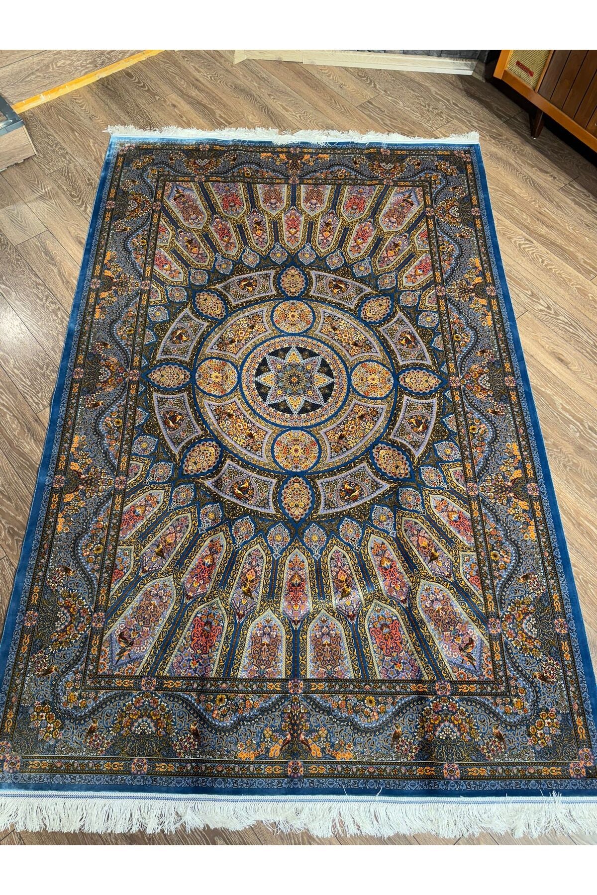 Rustikev Iranian Silk Rug - MALLTURK