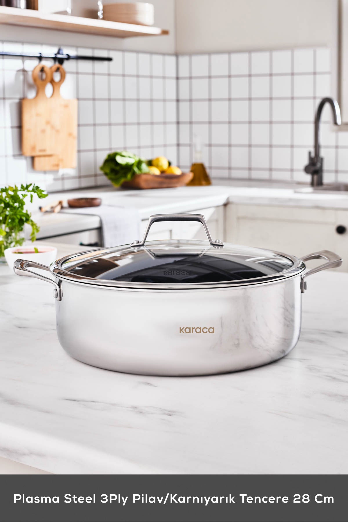 Karaca Plasma 3Ply Nonstick Saute Pan