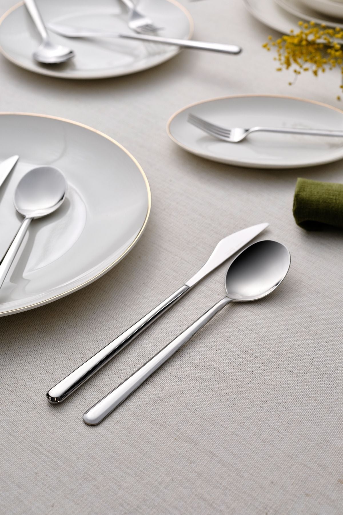 Karaca mandy 24 Piece 6 Place Setting Flatware Set Boxed - MALLTURK