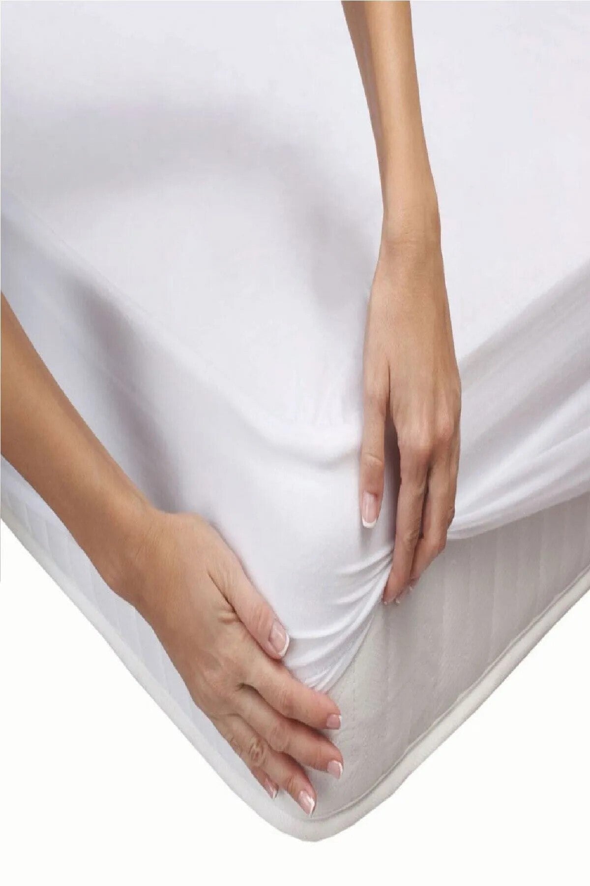 Mira Home Waterproof Cotton Fitted Mattress Protector - MALLTURK