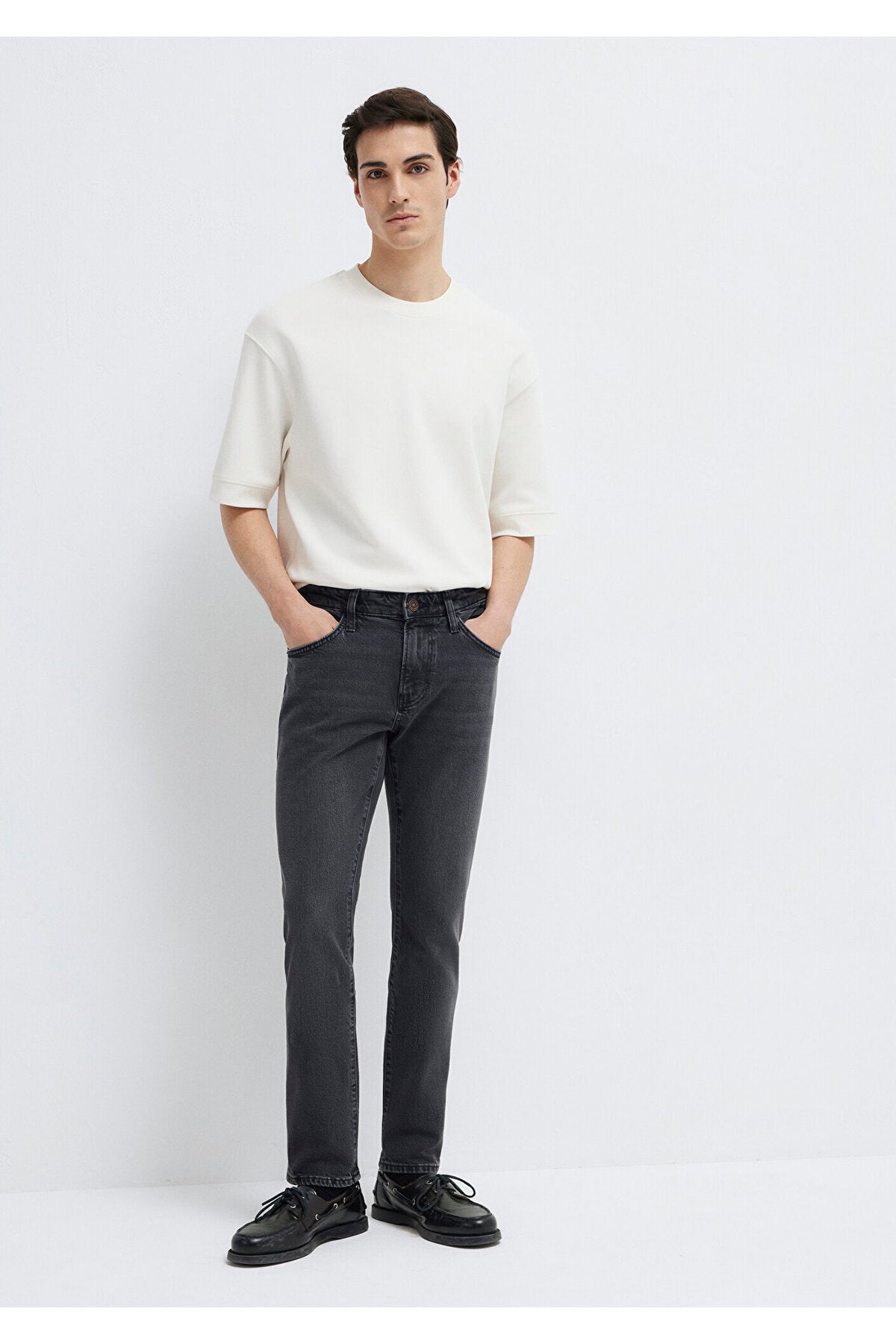 Classic Denim Dark Grey Smoke Jeans 0042288295 - MALLTURK