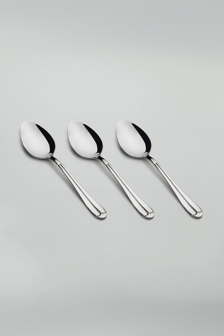 Nehir saray Plain 6 Place Setting 30 Piece Boxed Fork Spoon Set - MALLTURK