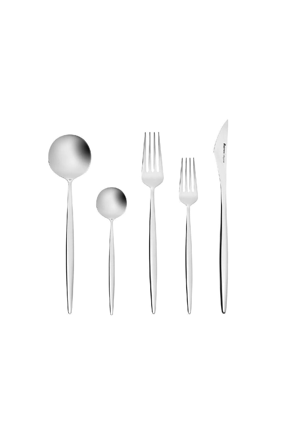 Karaca porto 60 Piece 12 Place Setting elegance Flatware Set Boxed - MALLTURK
