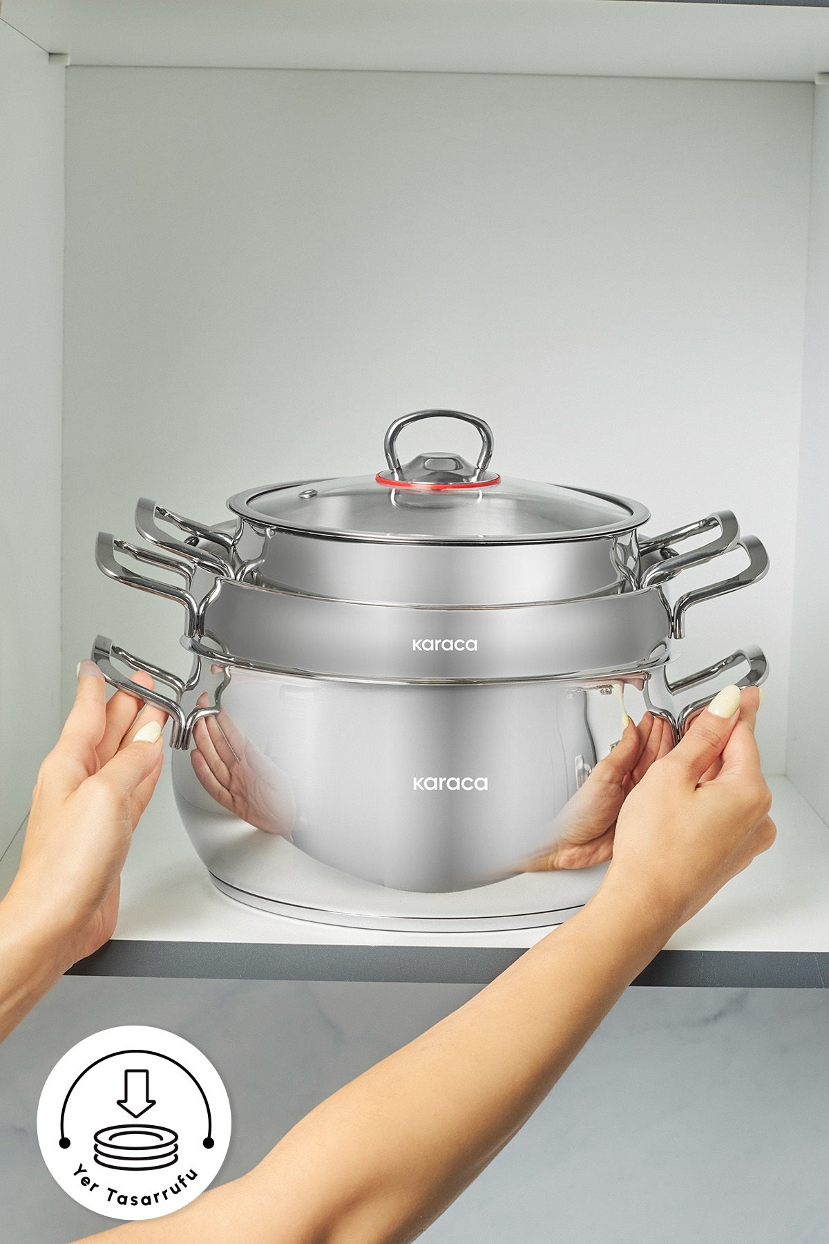 Karaca Pisir Sakla V2 13 Piece Induction Compatible Cookware Set - MALLTURK