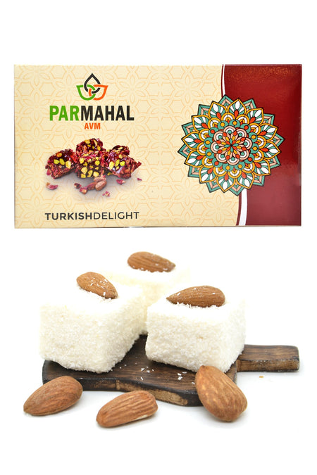 Parmahal avm Sultan Style Turkish Delight Almond 500 g - MALLTURK