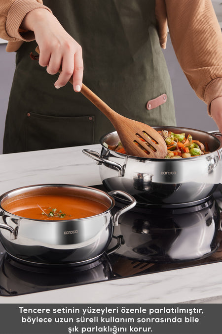 Karaca Emirgan Xl 10 Piece Saklama Kapli Cookware Set