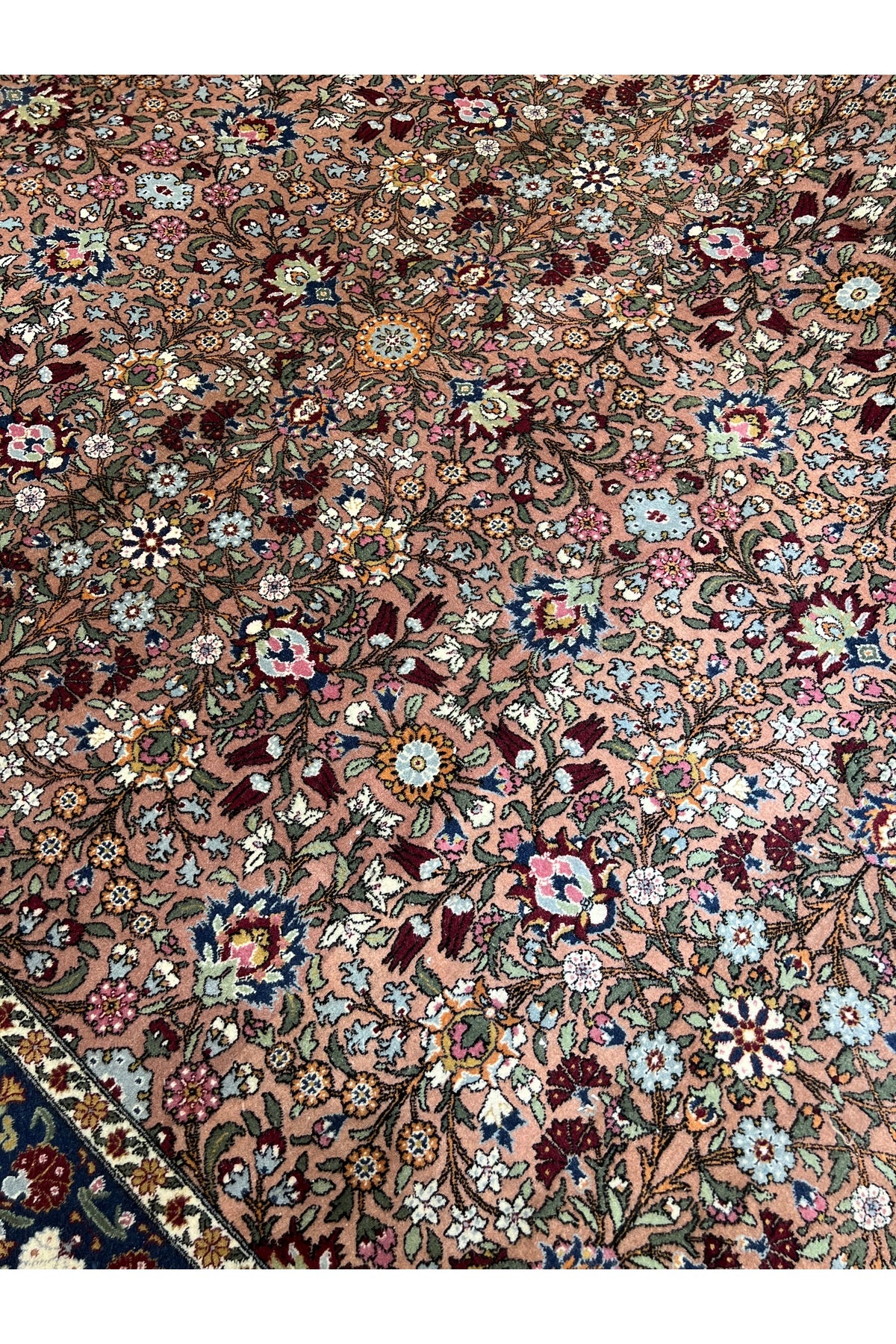 RD RAMAZAN DAG Hand Rug Art Hand-Woven Hereke Rug Lalezar Design Premium Quality Size 240x196 - MALLTURK