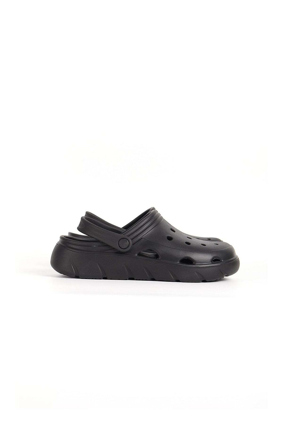Hasema Men's Black Eva Beach Slippers with Strap Detail 23709