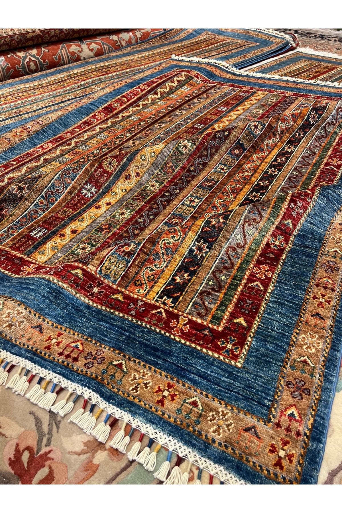 RD RAMAZAN DAG Hand Rug Art Hand-Woven Afghan Sirvan Sal Pattern Design 204x1.51