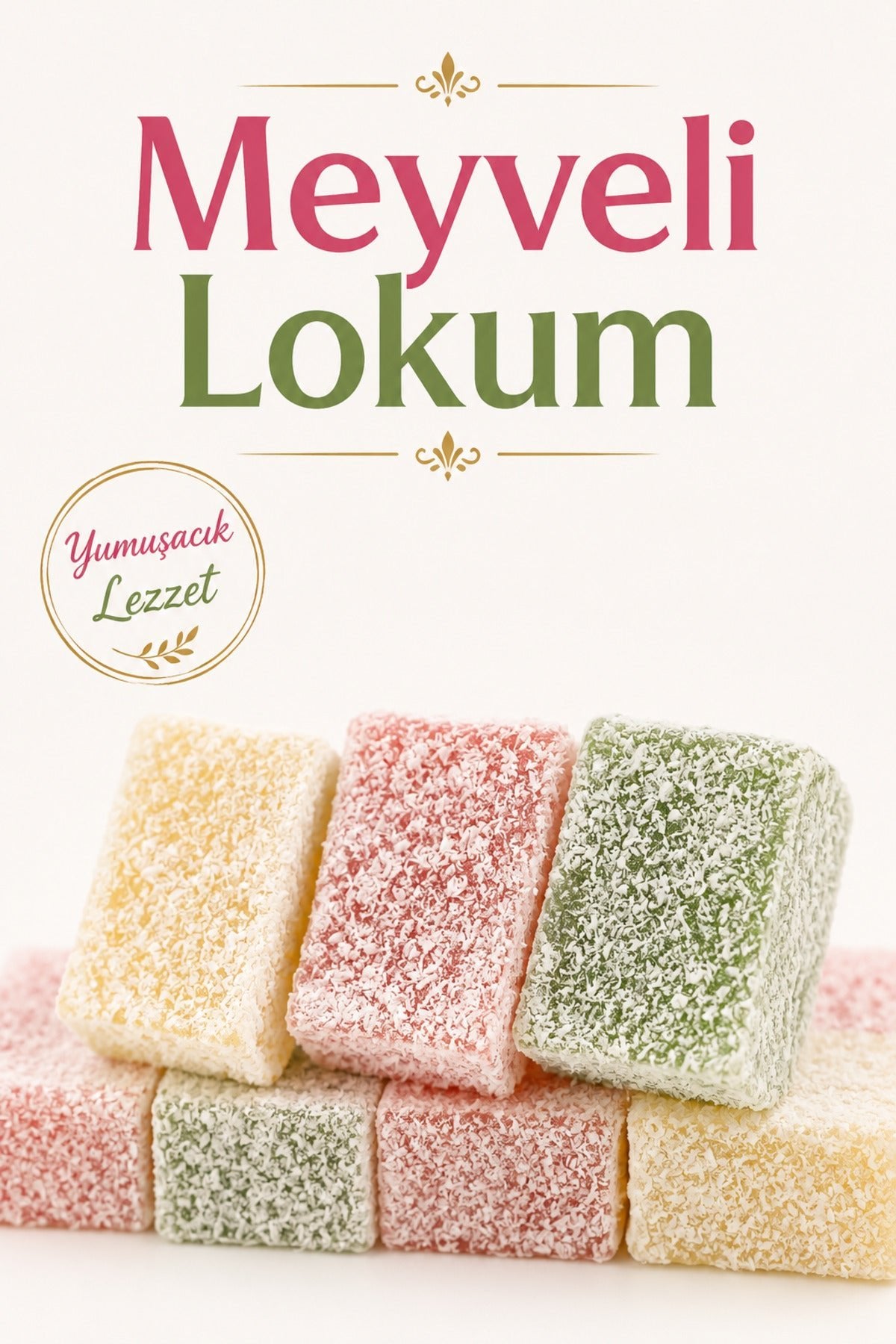 Sener Fruit Flavored Turkish Delight 500 g - MALLTURK