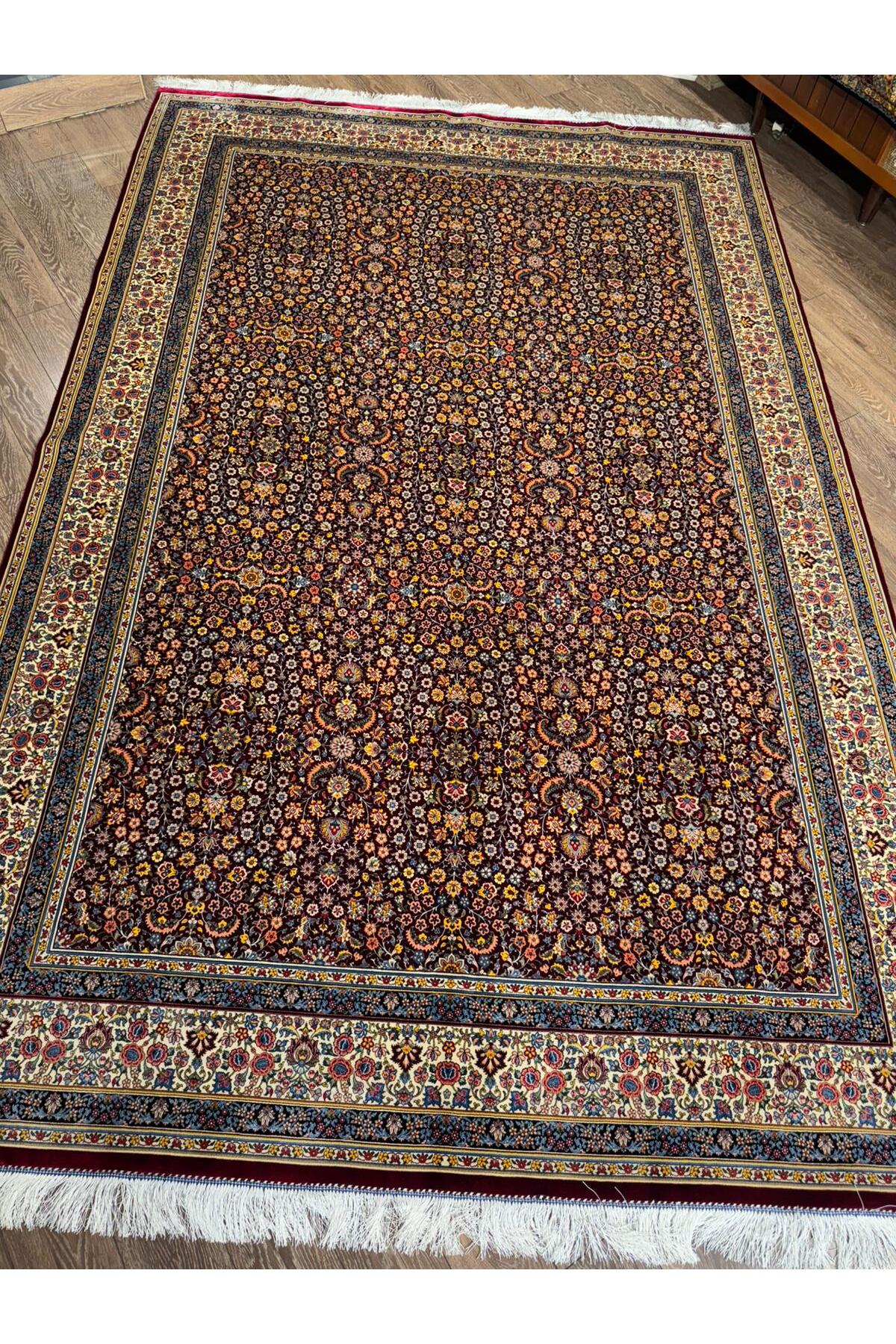 Rustikev Iranian Silk Hereke Rug - MALLTURK
