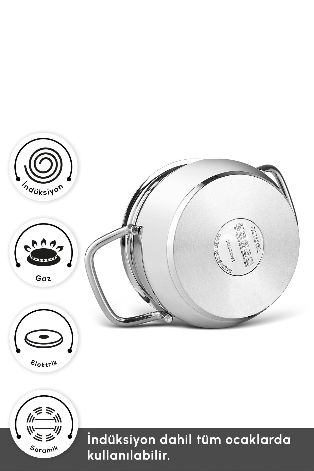 Karaca Emirgan Xl 10 Piece Saklama Kapli Cookware Set